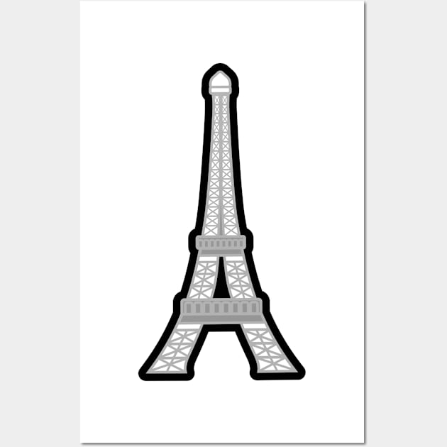 Eiffel Tower Wall Art by ShirtyLife